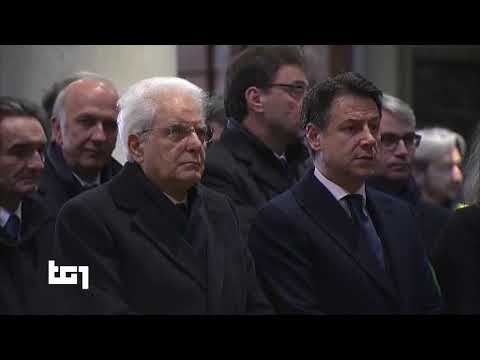 §.1/- Funerali di Stato di Giuseppe Zamberletti a Varese - TG1 29 01 2019
