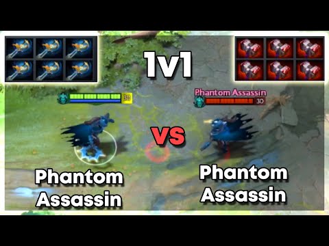 6x Echo Saber Phantom Assassin vs 6x Basher Phantom Assassin | Dota 2 1v1 Level 30 | Who Will Beat?