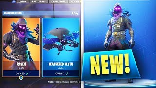 wann kommt der raven skin fortnite - new raven skin and feathered flyer fortnite battle royale  new raven skin and feathered flyer fortnite battle royale - wann kommt der raven skin fortnite