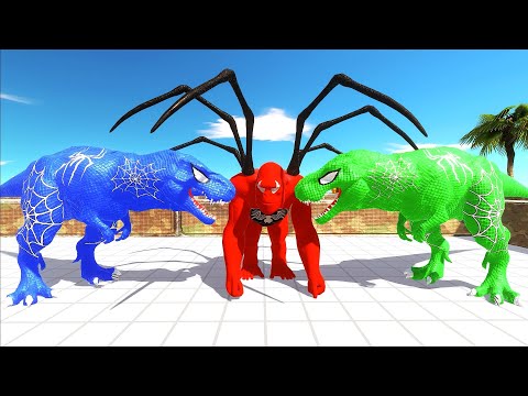DEATH RUN vs RED VENOM GORO FPS PERSPECTIVE - Animal Revolt Battle Simulator
