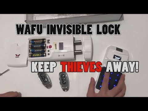 How to use the WAFU Wireless Invisible Lock Keep thieves away!