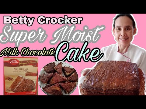BETTY CROCKER SUPER MOIST MILK CHOCOLATE | LENI SARABILLO VLOG