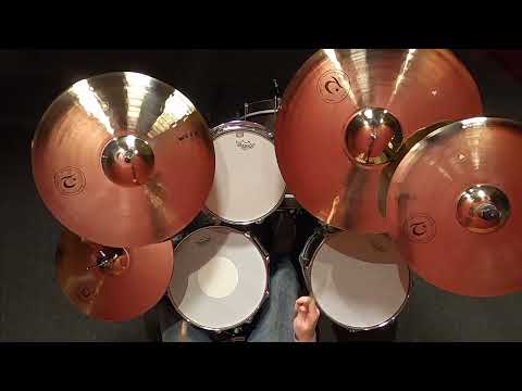 Turkish Cymbals Meta Brilliant 15" Hats, 17" & 19" Crashes, 22" Ride
