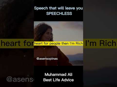 Muhammad Ali's Speech that will leave you Speechless #muhammadali #motivation #inspiration