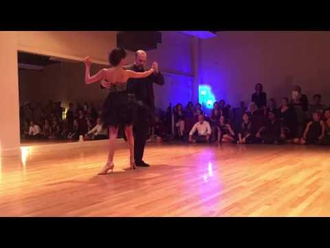  Nick Jones  and  Diana Cruz  are  dancing  to  "  El Entrerriano  "  by  Rodolfo Biagi  at  Boulder Tango Festival  in  2016