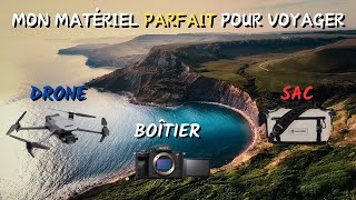 je vous présente mon matériel vidéo que j'utilise en voyage