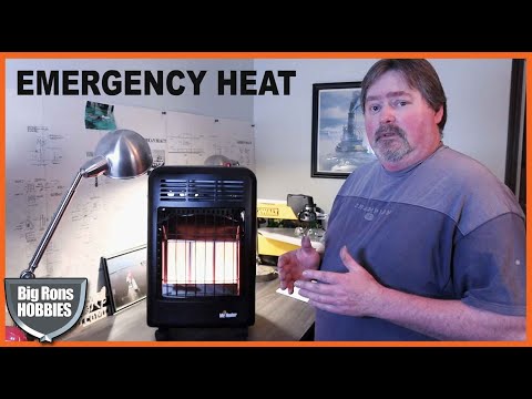 Emergency propane heater