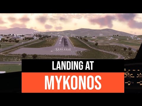 X-Plane 12 - Wizz Air A321 CEO Landing at Mykonos LGMK