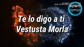 Letra/Lyrics Te lo digo a ti -Metusta Morla