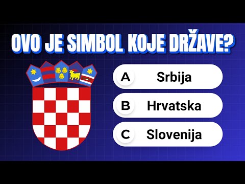 Pogodi SIMBOL države! 🌍 Samo najbolji će uspjeti svih 30! 🏅