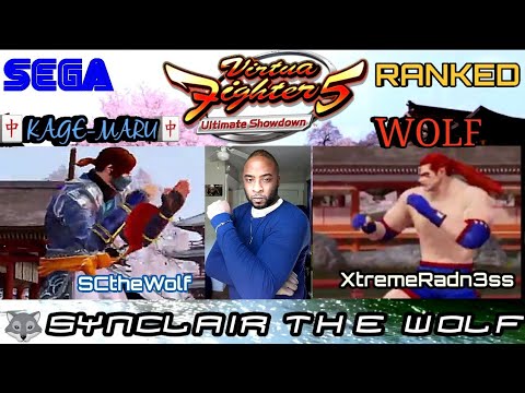 🌴⛰Virtua Fighter 5 Ultimate Showdown (PS4):[RANKED]  🀄Kage-Maru🀄(SCtheWolf) vs. Wolf (XtremeRadn3ss)