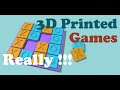 3D Printed Tic Tac Toe XOXO Lets Play Physical And Logical Games Timelapse Video