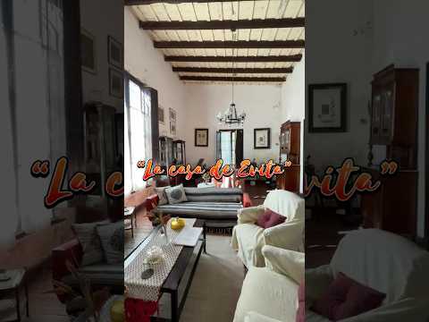 En Carmen del Sauce, Santa Fe, se alza una casa con mucha historia. Es la casa de Evita!