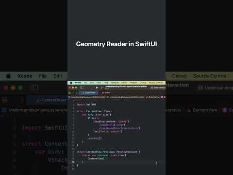 Geometry Reader in SwiftUI | Beginners Guide | Shorts