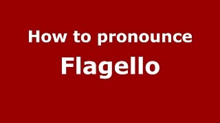How to pronounce Flagello