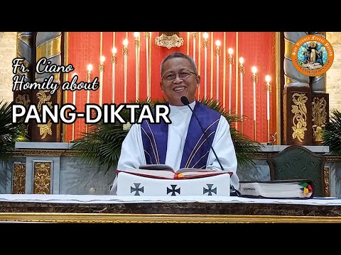 Fr. Ciano Homily about PANG-DIKTAR - 11/28/2022