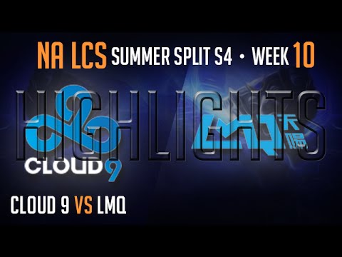 LCS Highlights Cloud 9 vs LMQ Week 10 Day 2 NA Summer 2014 C9 vs LMQ S4 W10D2G2 Season 4