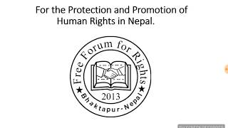 Human Rights Organization in Nepal : Free Forum for Rights (FFR)