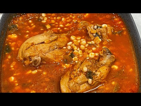 Caldo De Elote Con Pollo En Chile Rojo La Cocina De Sol.