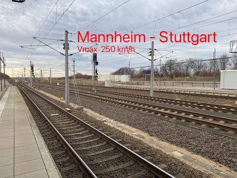 ICE Mitfahrt/Trainride | Mannheim - Stuttgart SFS Komplett | Vmax 250 km/h