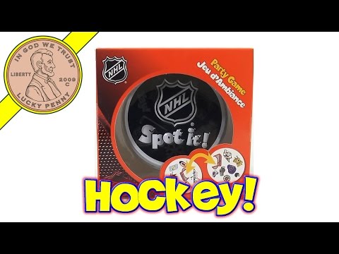 How To Play The Game NHL Spot It! Party Game, CSE and Blue Orange Games