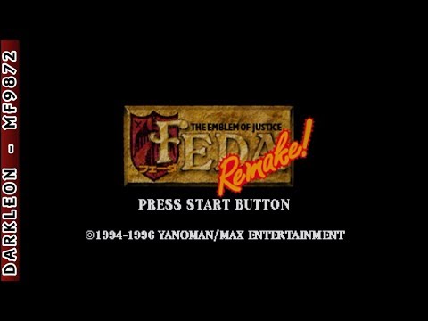 Sega Saturn - FEDA Remake! Emblem of Justice (1996) - Intro