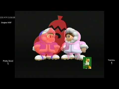 GSS 74 SSBM - Pretty Good (Ice Climbers) vs. HoG | Tiramisu (Fox) - Melee WSF
