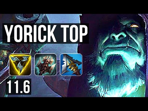 YORICK vs FIORA (TOP) (DEFEAT) | Rank 8 Yorick, 300+ games | EUW Master | v11.6