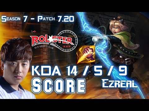 KT Score EZREAL vs JAX Jungle - Patch 7.20 KR Ranked