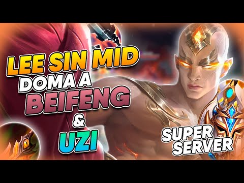 😱 KZH ABUSA DE LEE SIN MID VS BEIFENG Y UZI.. ASÍ SE VEN 15K HRS CON LEE SIN EN CHALLENGER CHINA!!