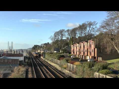 73966 5Z73 Aberdeen to Dundee to Aberdeen Crew Trainer at West Ferry - December 2015