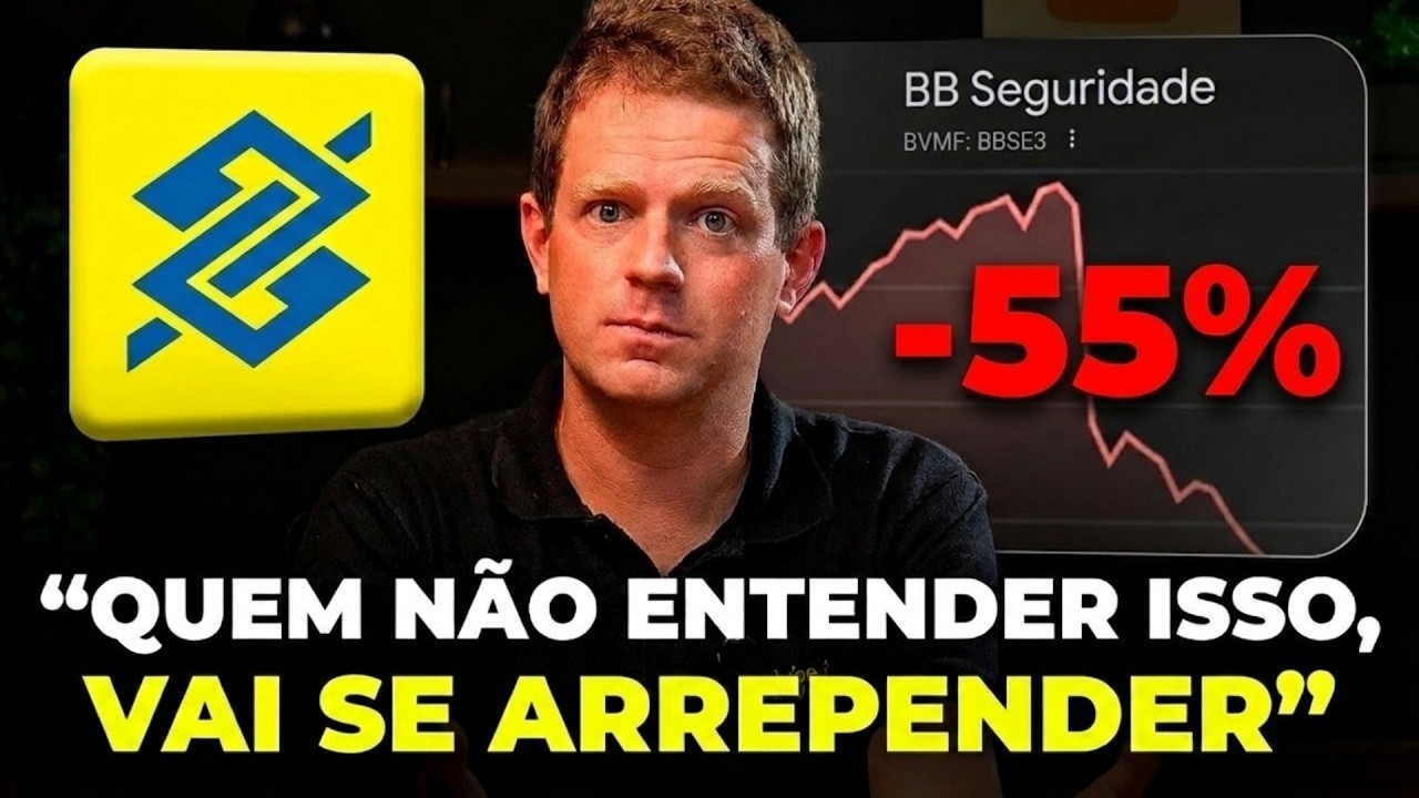 BBSE3 A R$ 19? QUEDA de 55% em BB SEGURIDADE? (OPORTUNIDADE OU ARMADILHA)