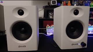 Video thumbnail for OHAYO 60W Bookshelf Speakers - Unboxing Test Review by Tim Borg