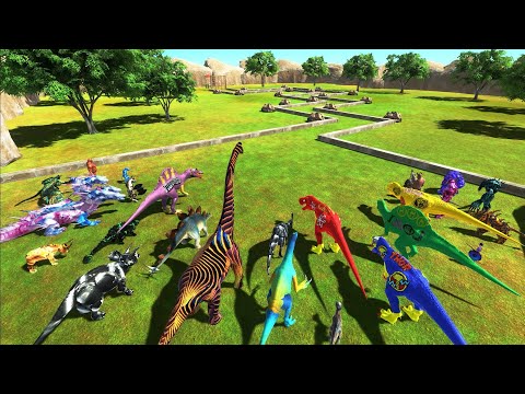 All Units Escape from Dangerous Swarm Bug - Animal Revolt Battle Simulator