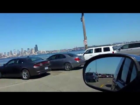 Seattle city from Alki beach