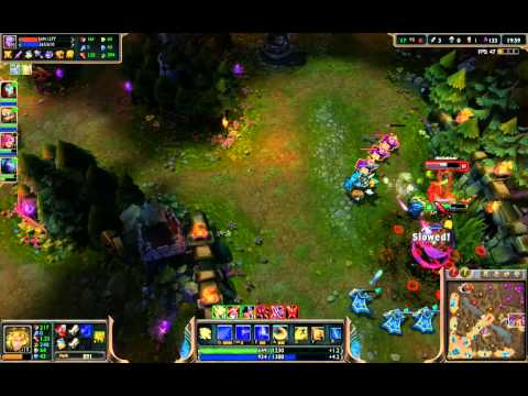 Ezreal with Shaco vs Varus with Brand Bot Lane S4