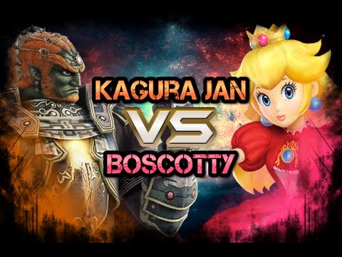 Smash Wii U - Kagura Jan (Ganondorf) vs. BoScotty (Peach)