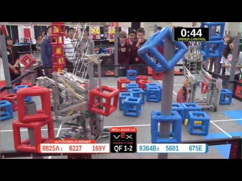 2015 VRC Arts QF1-2 - 8825A 8227 169Y vs 9364B 5601 675E - 98 to 46 - VEX Worlds 2015 - Arts Divisi
