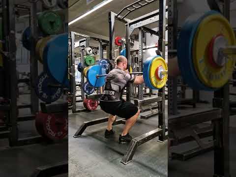 Zombie squat 177kg x 3 reps