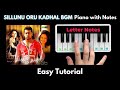 Sillunu Oru Kadhal BGM Piano Tutorial With Notes A R Rahman Perfect Piano 2021