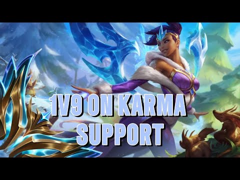 PLAY KARMA SUPPORT LIKE A CHALLENGER | FULL GAMEPLAY | LEAGUE OF LEGENDS