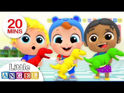 Playtime with New School Friends | Preschool Friends Song | Nursery Rhymes by Little Angel Video