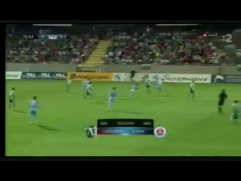 Ludogorec Razgrad-Slovan Bratislava 24 July 2013