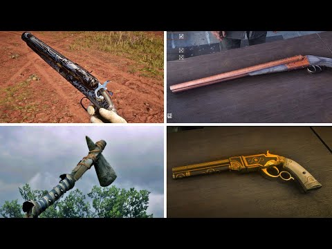 25 HIDDEN Weapons Location in Red Dead Redemption 2