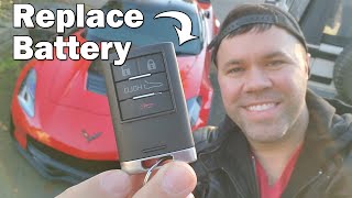 How To Change Battery in Key Fob for Corvette, Cadillac & GM Models