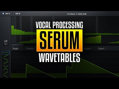 Serum Vocal Processing / Making Wavetables - Creating Psytrance