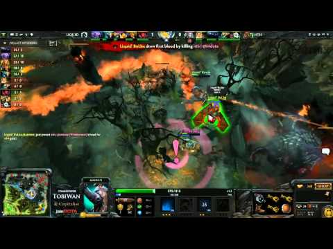 No Tidehunter vs Team Liquid Game 2 - Russian DOTA2 League - TobiWan