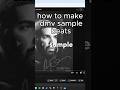 HOW TO MAKE A DMV SAMPLE TYPE BEAT FOR STOP LEAKING Shorts Dmv Havinmotion
