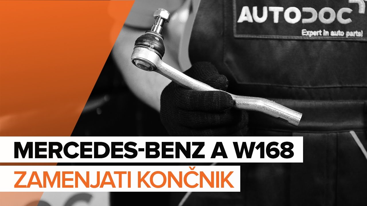 Kako zamenjati avtodel volanski končnik na avtu Mercedes W168 – vodnik menjave