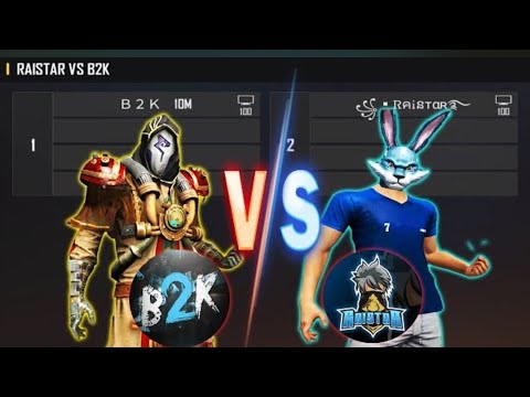 B2K VS RAISTAR | BORN2KILL AWM GOD VS ONE TAP KING RAISTAR - CRAZY ROOM ONLY RED DAMAGE